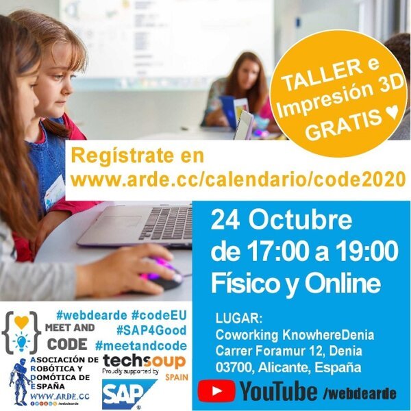 Meet Code 2020 Impresión y Diseño 3D